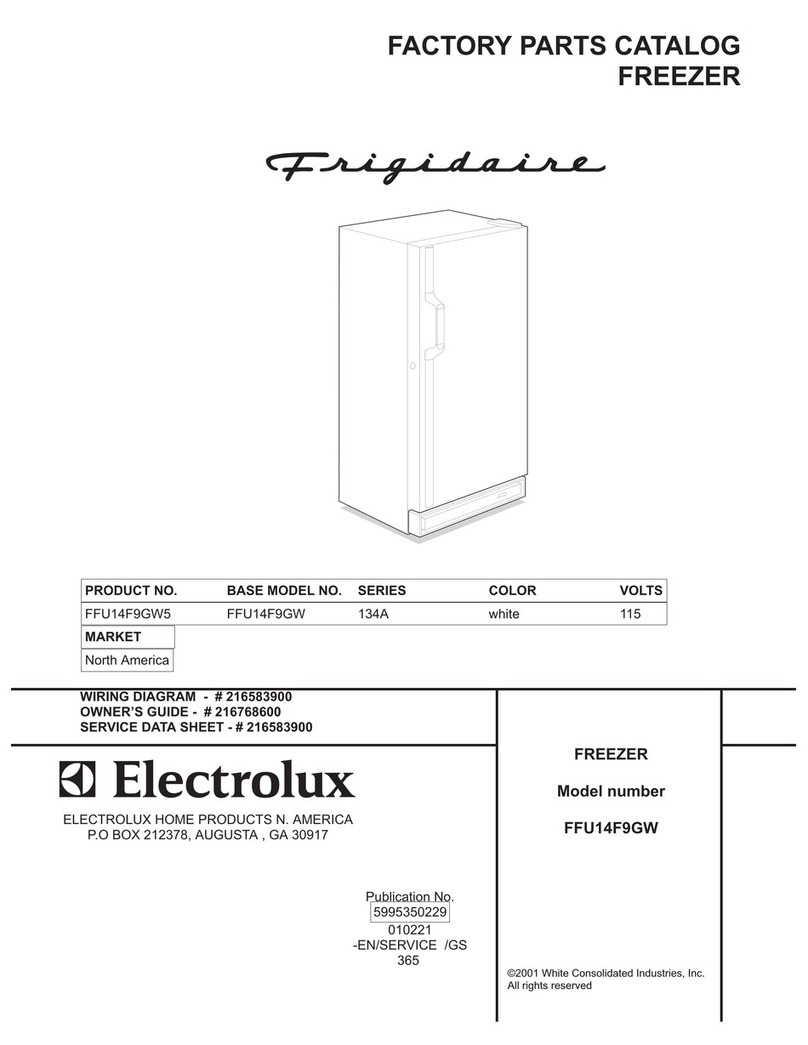 Frigidaire FFU14F9GW Manual de usuario
