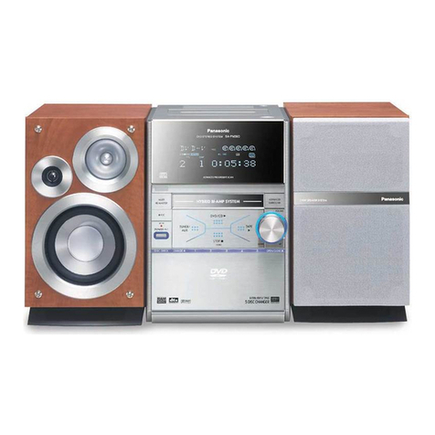 Panasonic SCPM39D - MINI HES W/CD PLAYER Manual de usuario
