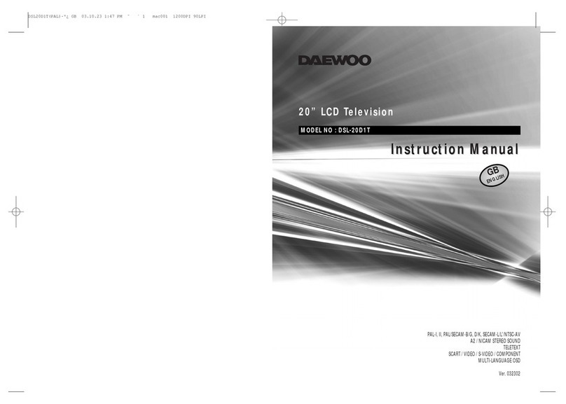 Daewoo DSL-20D1T Manual de usuario
