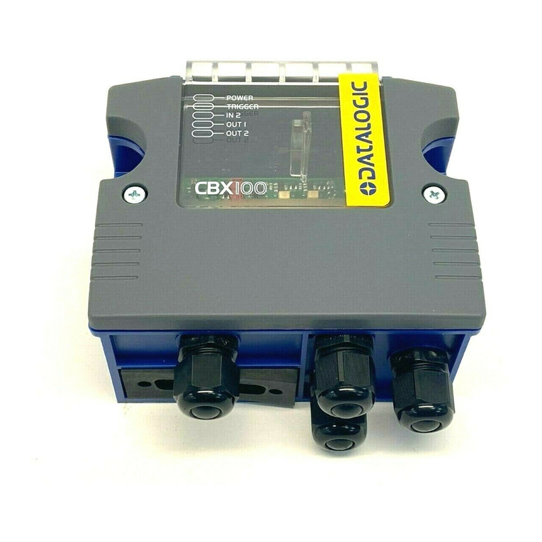 Datalogic CBX100 Manual de usuario
