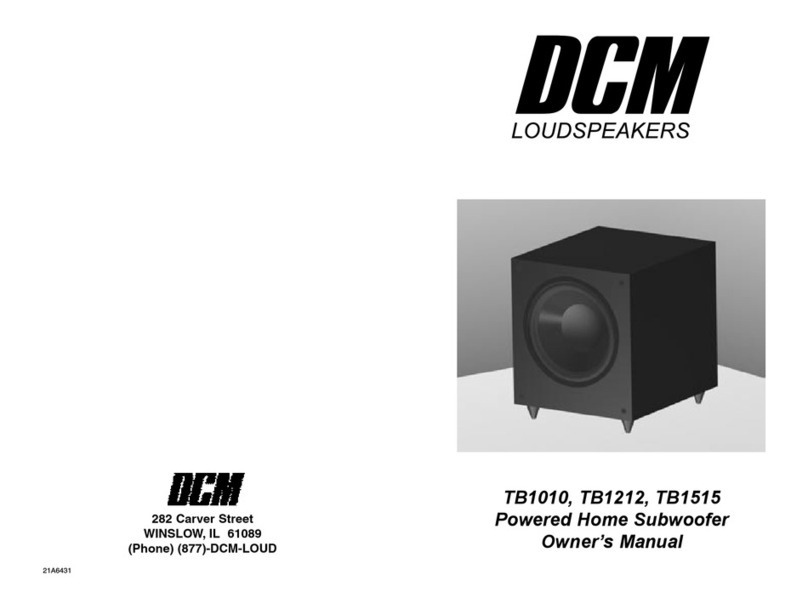 Dcm TB1010 Manual de usuario