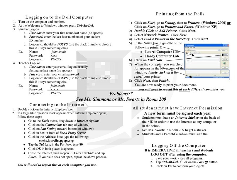 Dell Personal Computer Manual de usuario