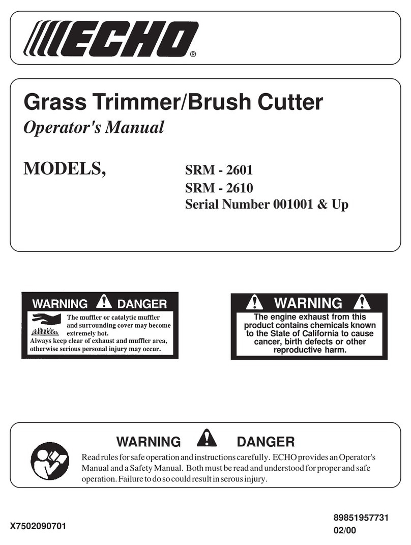 Echo SRM - 2601 Manual de usuario