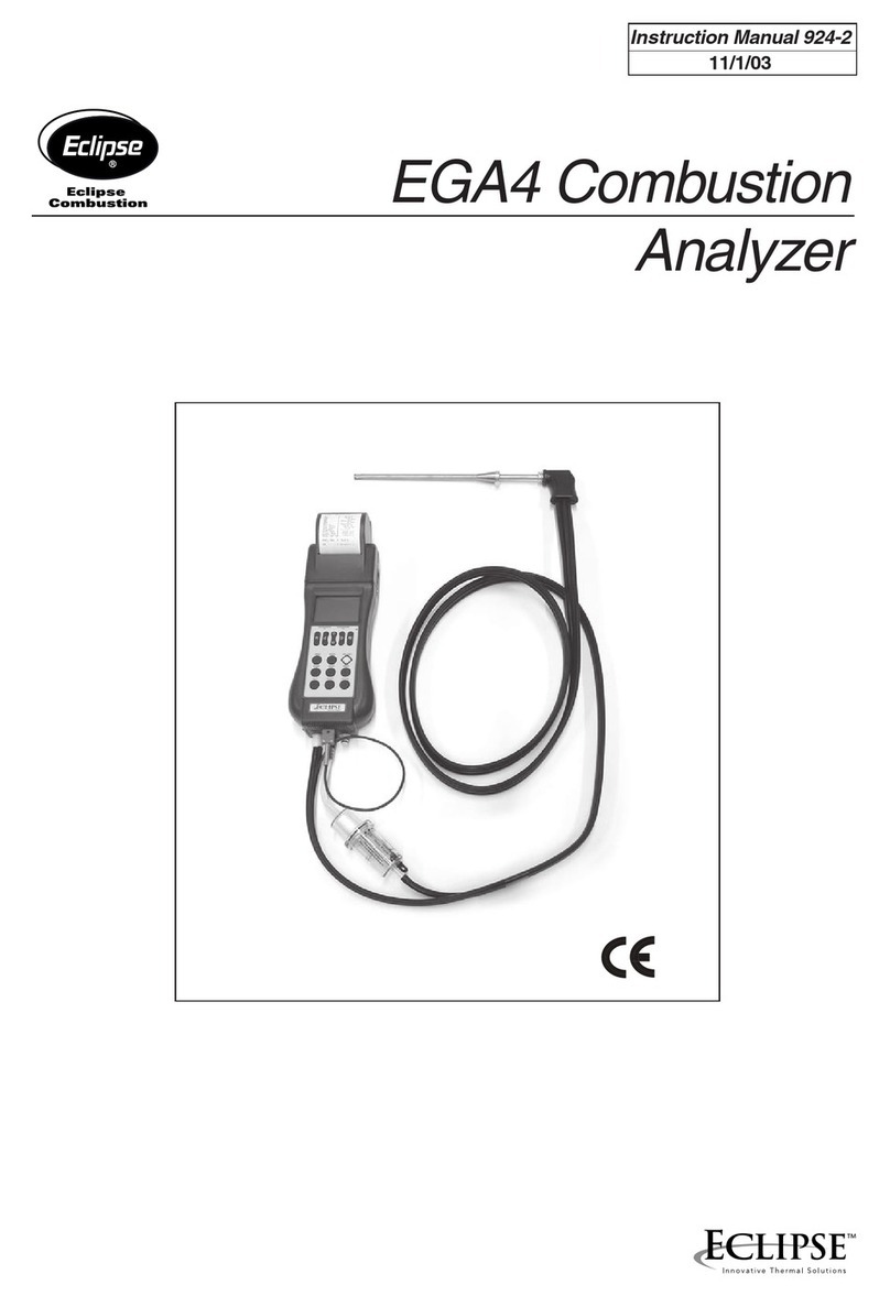 Eclipse Combustion EGA4 Manual de usuario