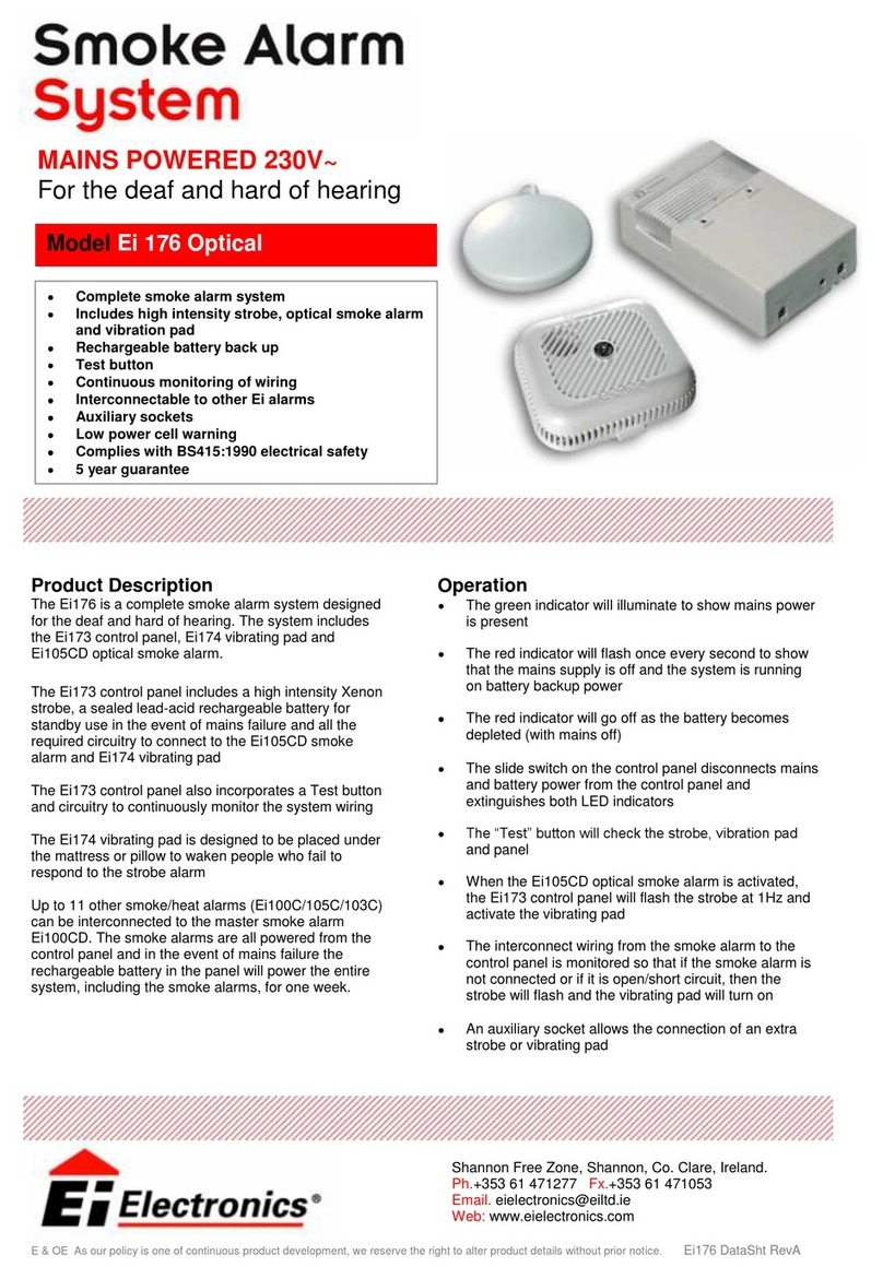 Ei Electronics Ei 176 Optical Manual de usuario