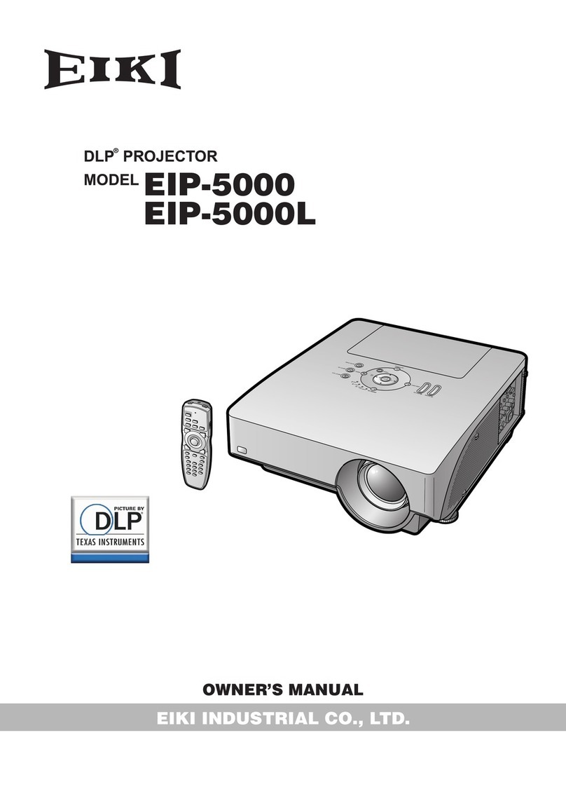 Eiki DLP Projector EIP-5000 Manual de usuario