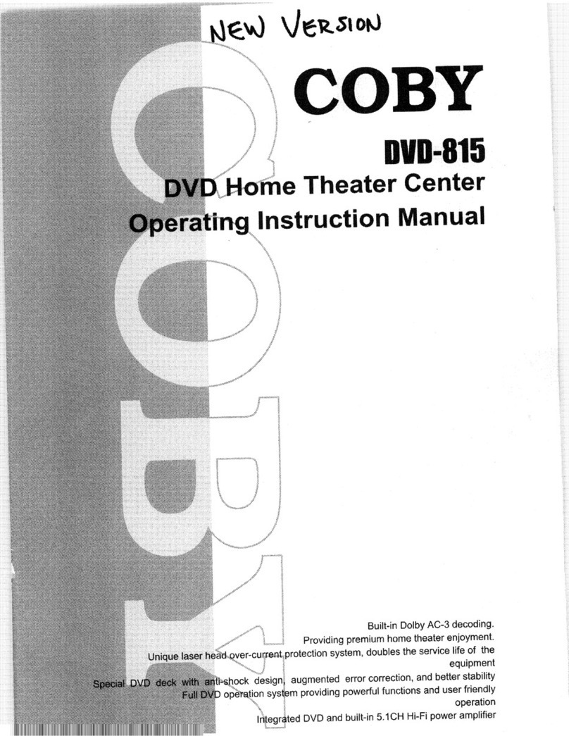 Coby DVD-815 Manual de instrucciones