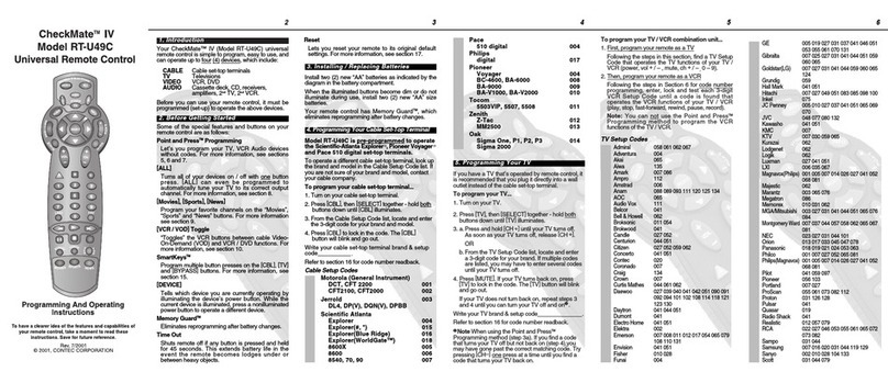 Contec CheckMate IV RT-U49C Manual de usuario Contec CheckMate IV RT-U49C Manual de usuario