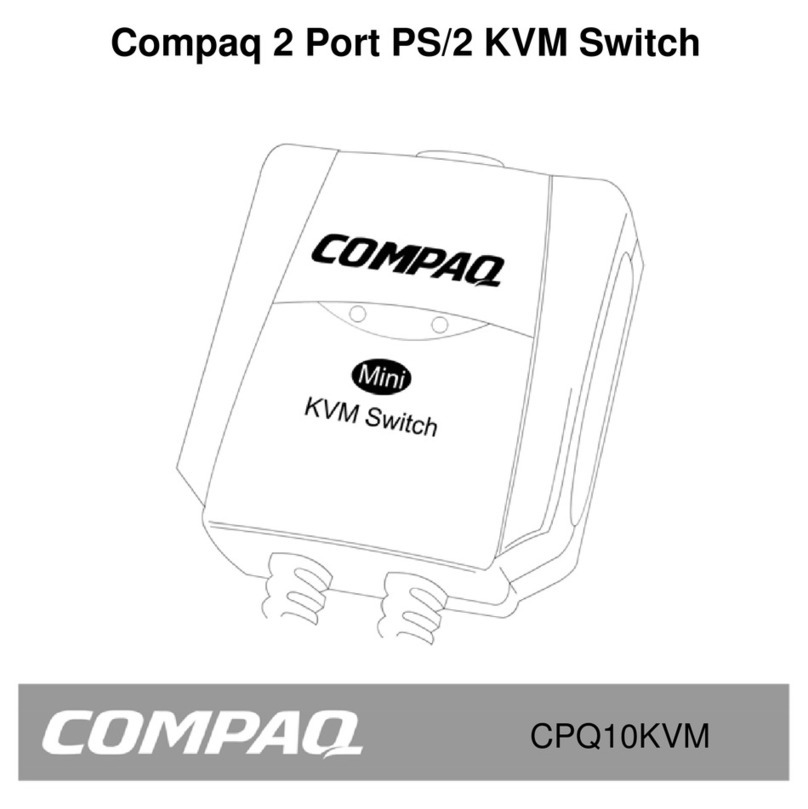Compaq CPQ10KVM Manual de usuario Compaq CPQ10KVM Manual de usuario