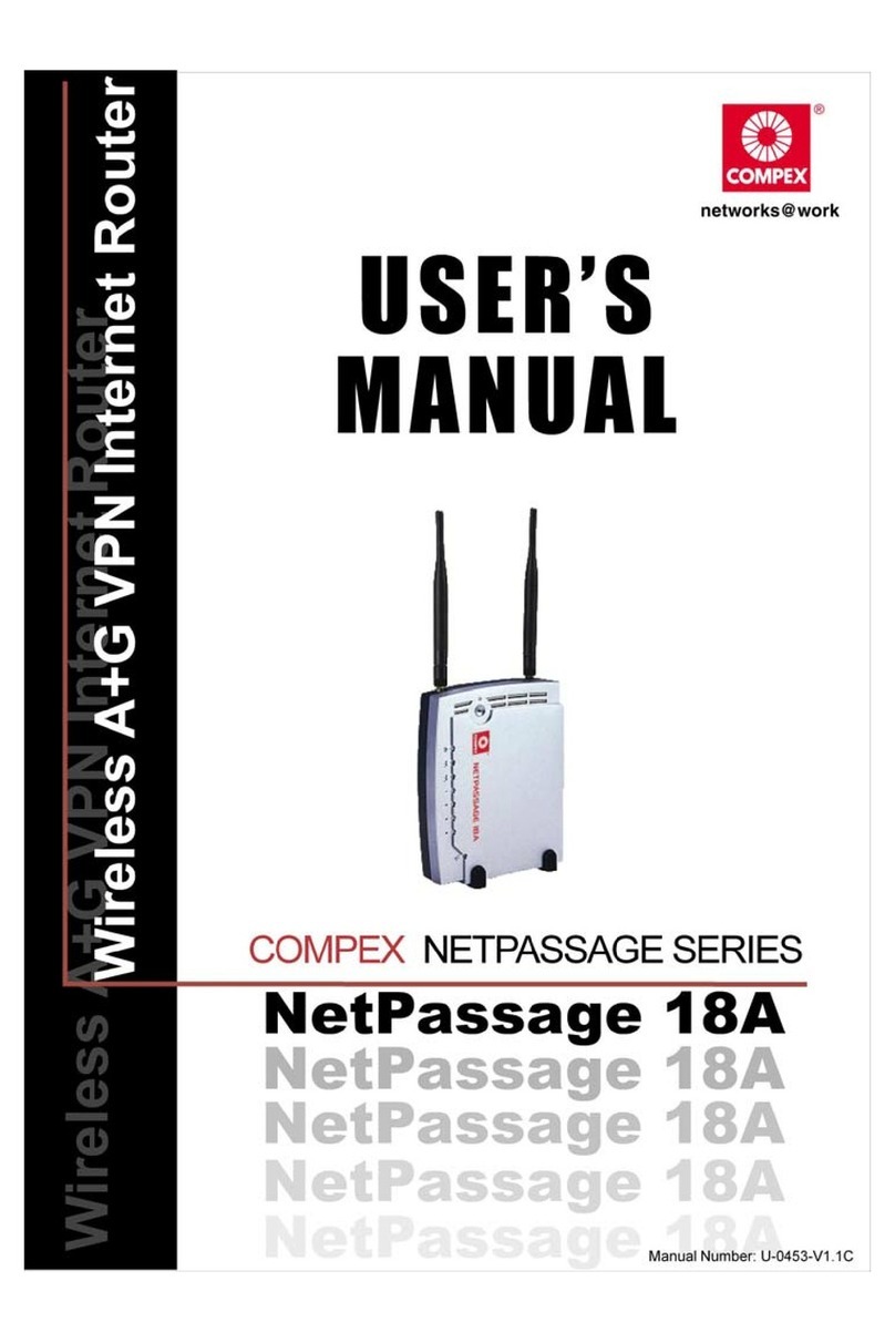 Compex NetPassage 18A Manual de usuario