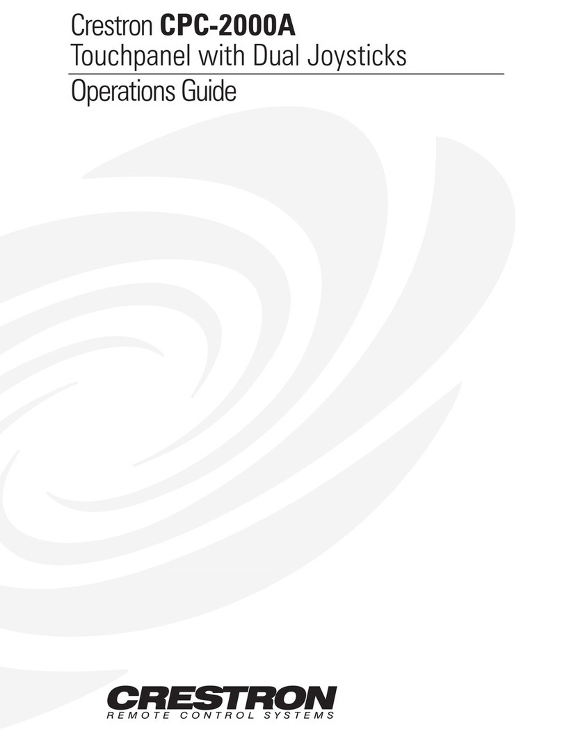 Crestron CPC-2000A Manual de usuario Crestron CPC-2000A Manual de usuario