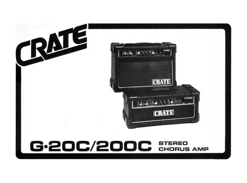 Crate G-200C Manual de usuario
