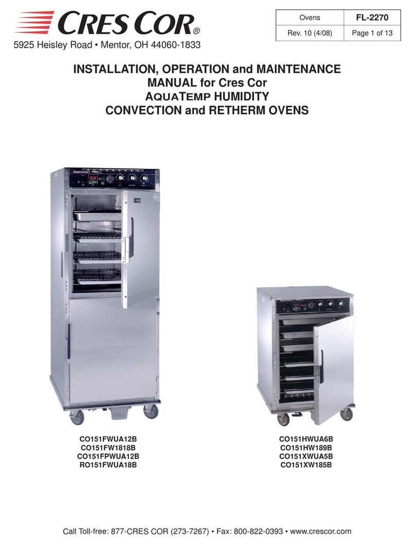 Cres Cor CO151FW1818B Manual de usuario Cres Cor CO151FW1818B Manual de usuario