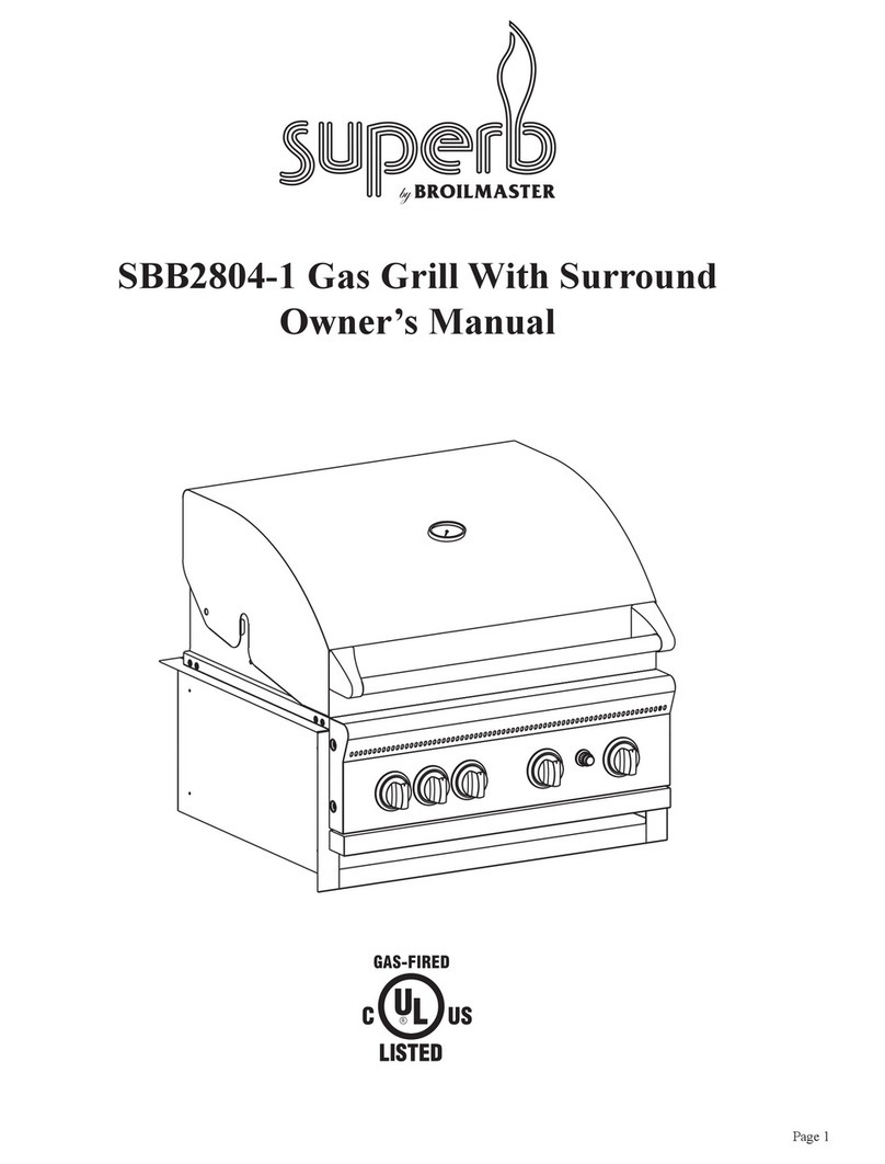 Broil King SBB 2804 Manual de usuario