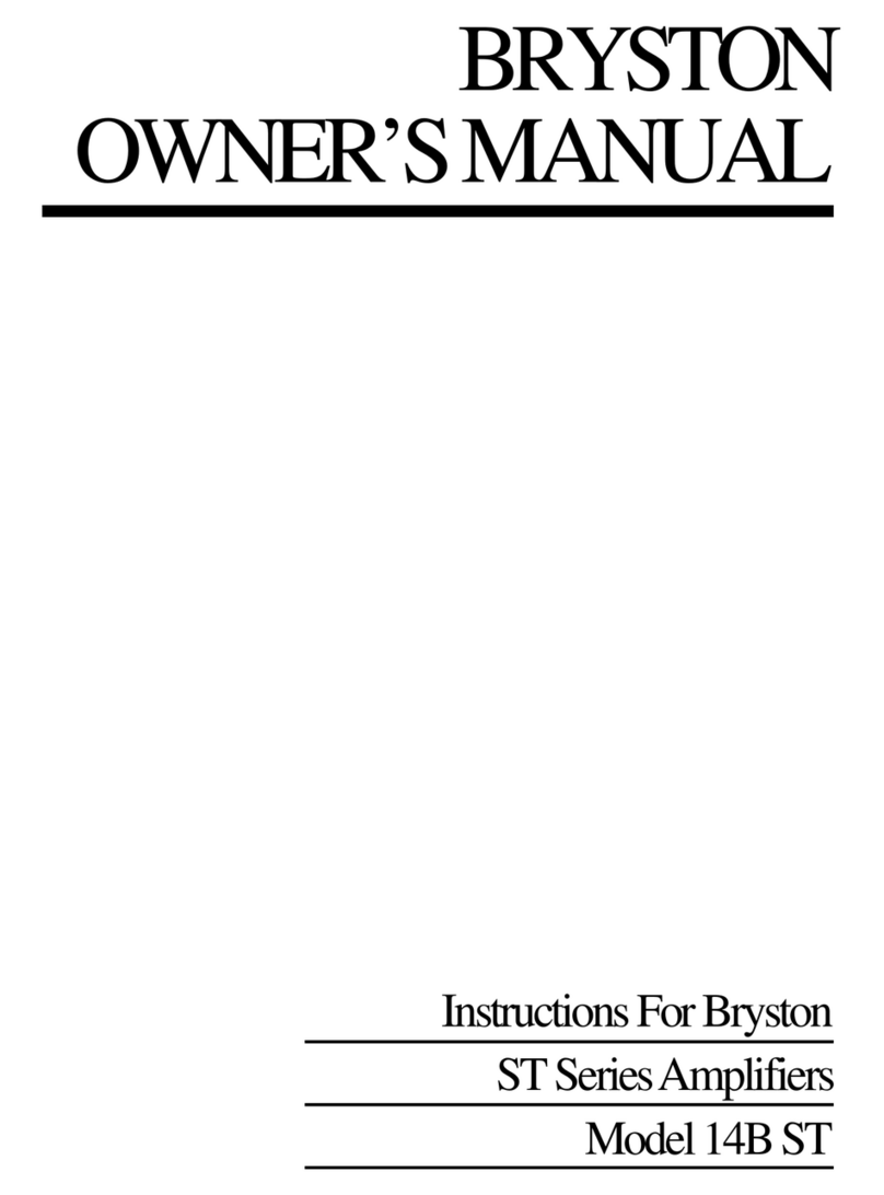 Bryston l14B ST Manual de usuario