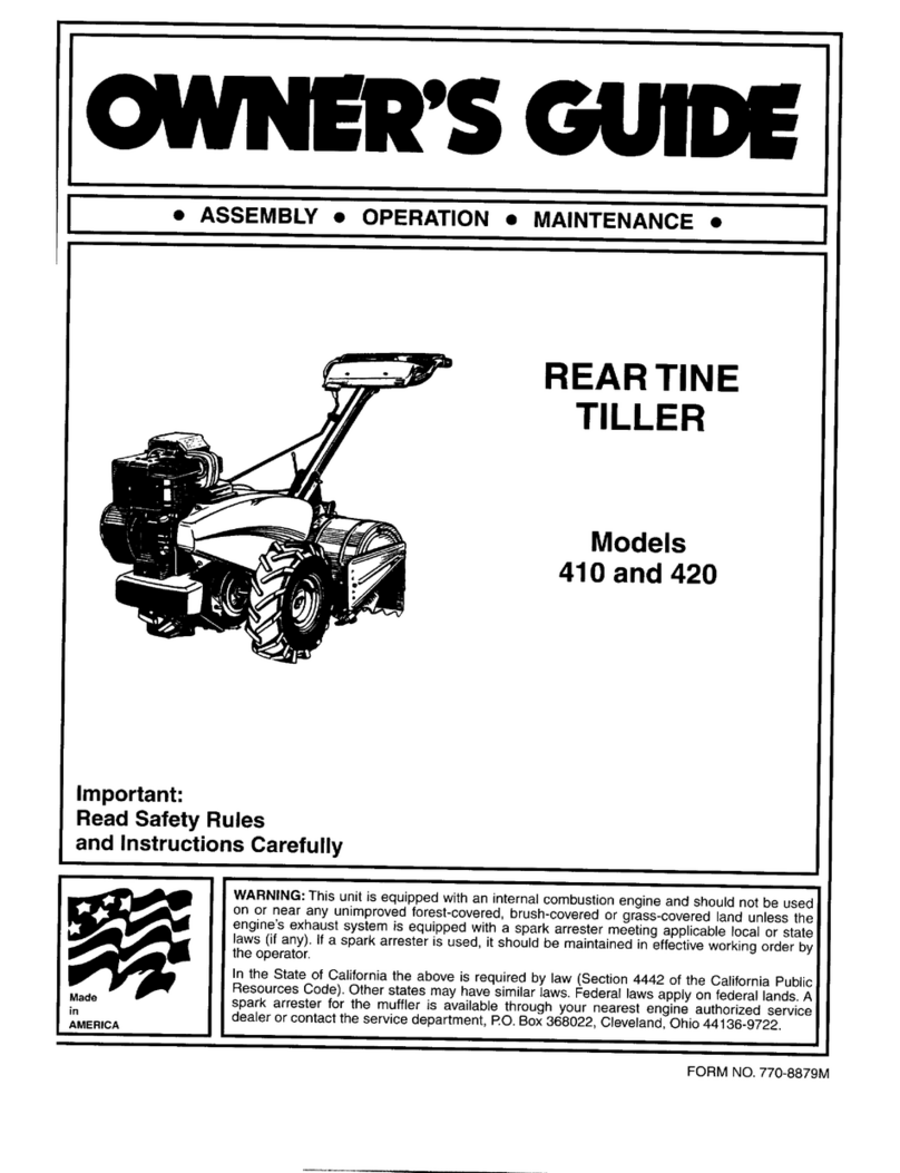 MTD Series 410 Manual de usuario