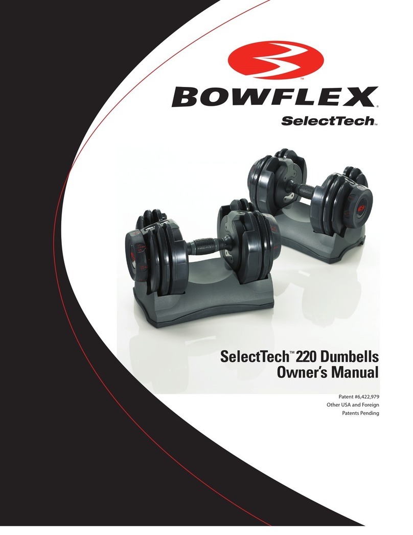 Bowflex SelectTech ST220 Manual de usuario