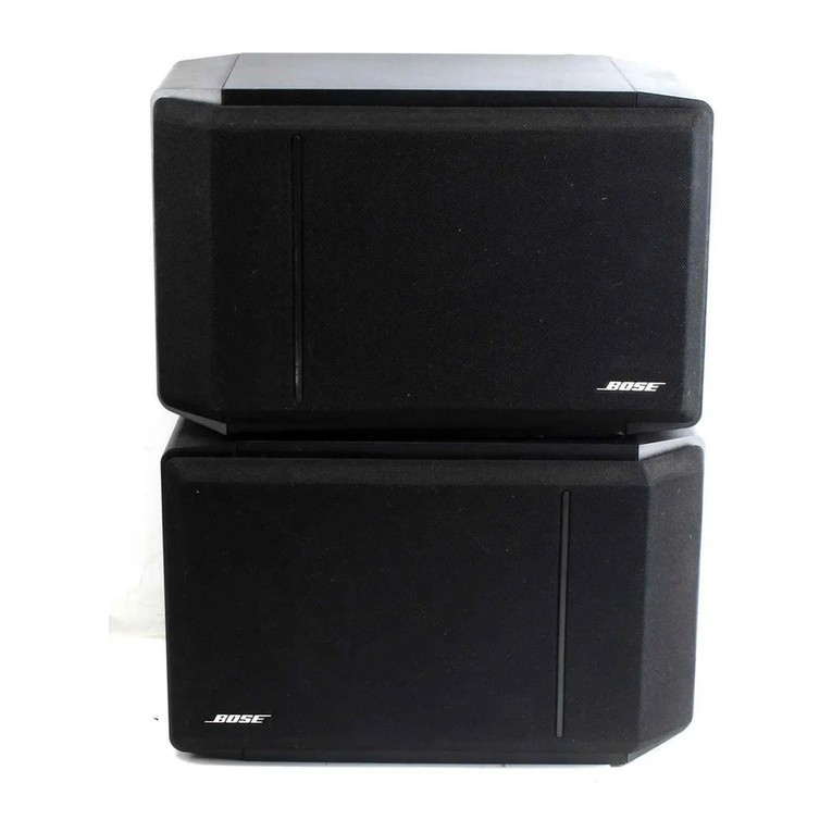 Bose 301 Series V Manual de usuario Bose 301 Series V Manual de usuario