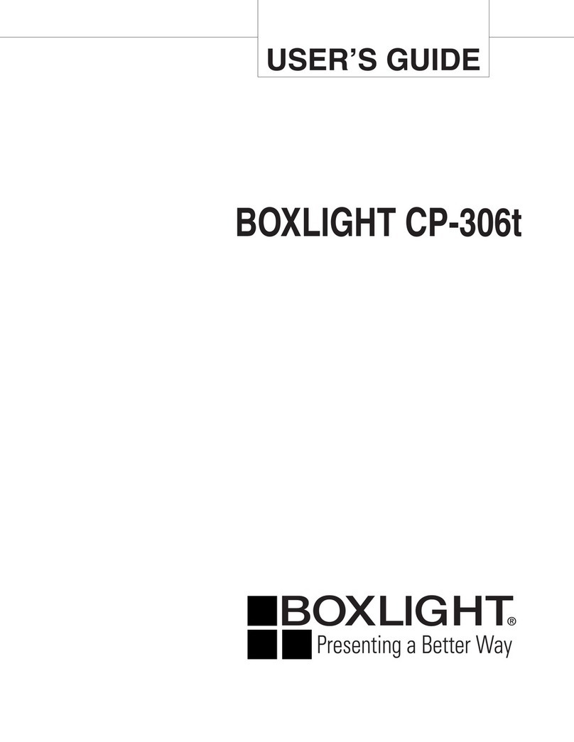 BOXLIGHT CP-306t Manual de usuario
