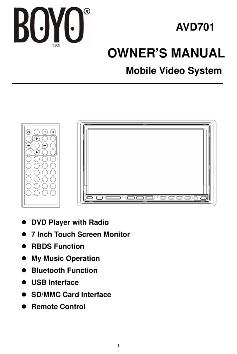 Boyo AVD701 Manual de usuario