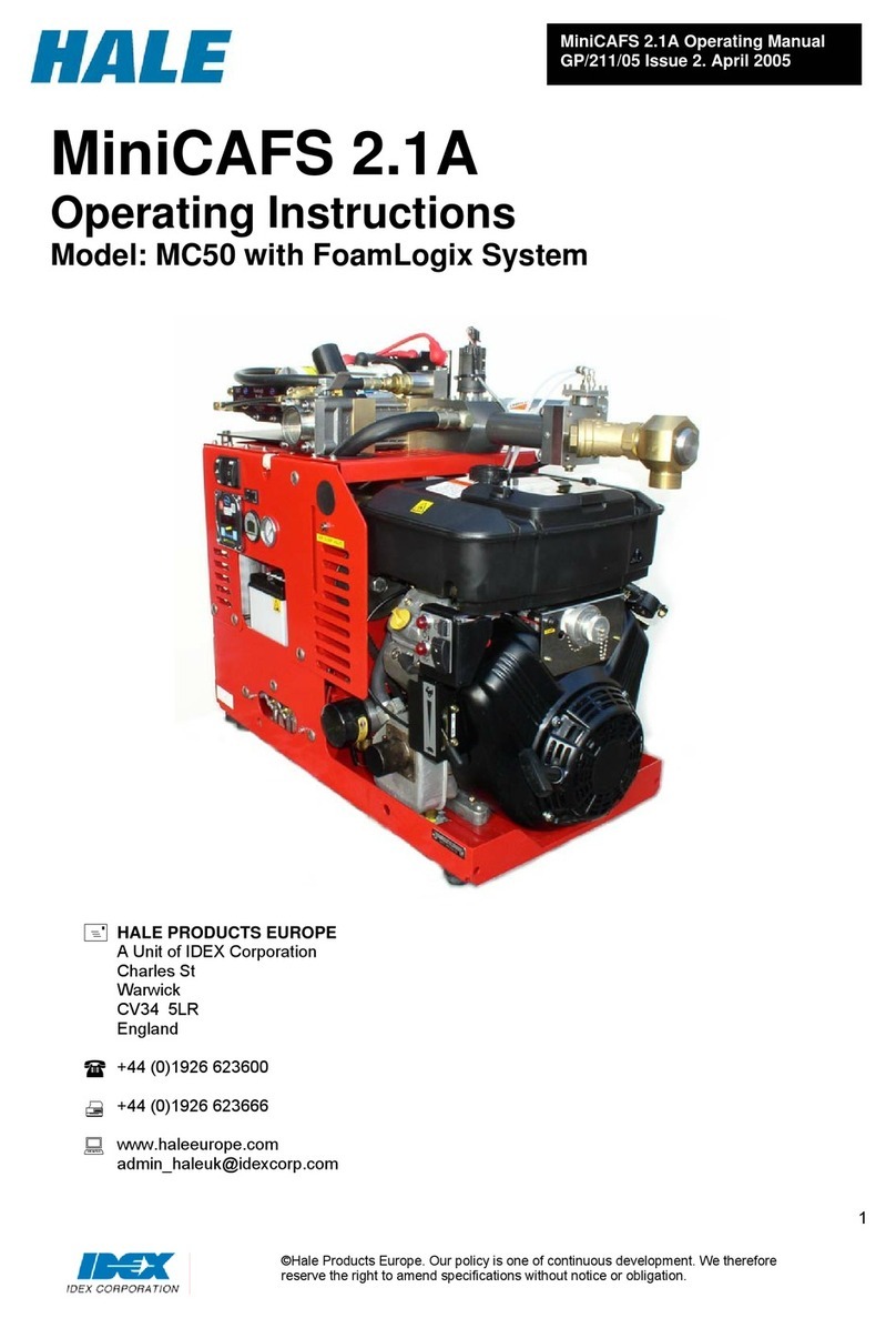 HALE MC50 Manual de usuario