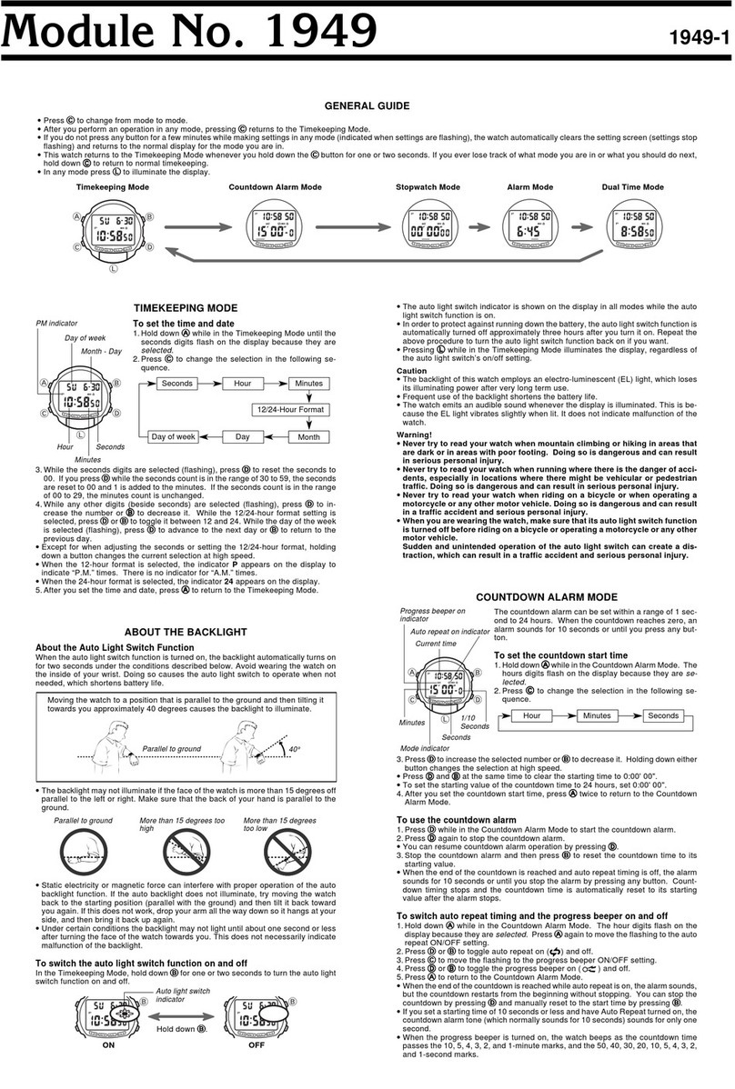 Casio 1949 Manual de usuario