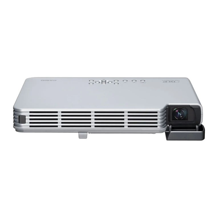 Casio XJ-S35 - XGA DLP Projector Manual de instrucciones y seguridad