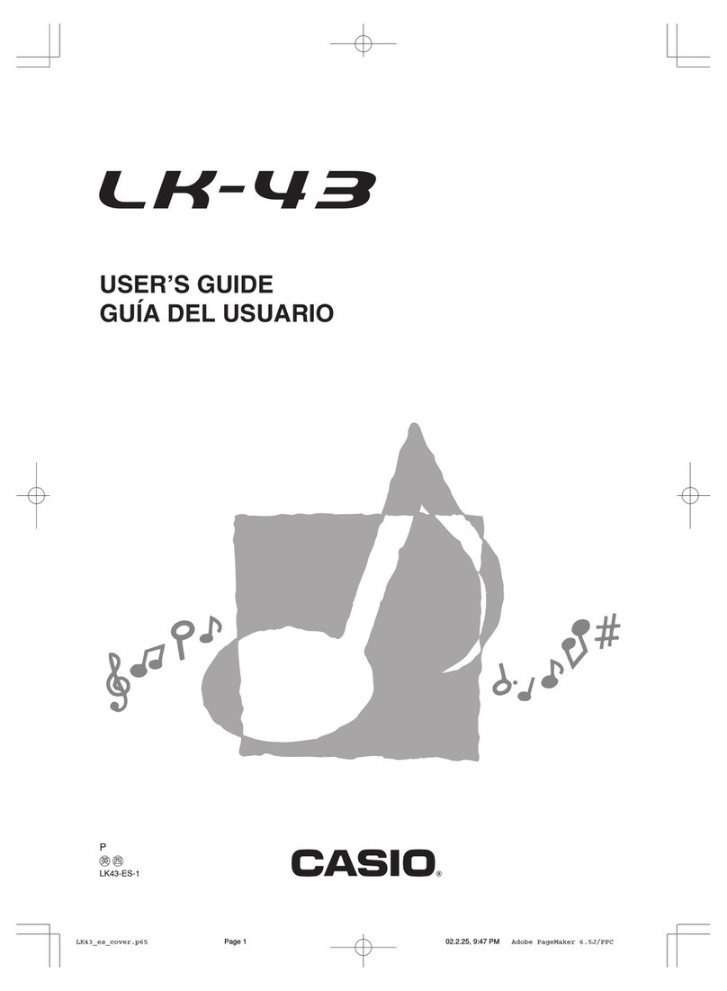 Casio LK-43 Manual de usuario