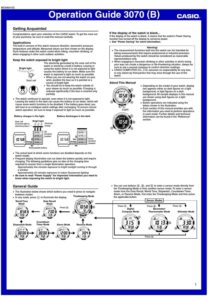 Casio 3070 Manual de usuario