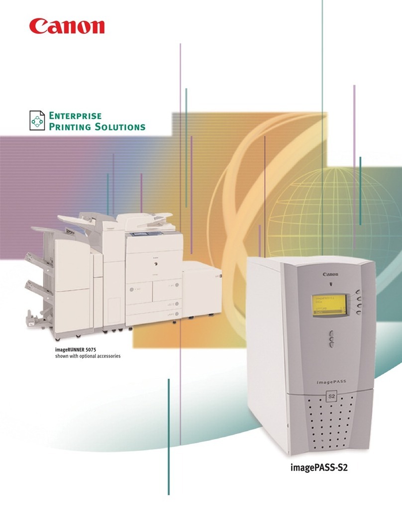 Canon imageRUNNER 5075 Manual de usuario Canon imageRUNNER 5075 Manual de usuario
