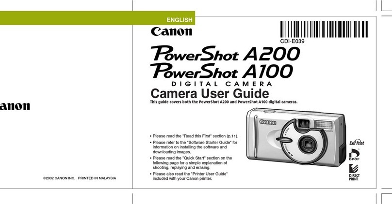 Canon PowerShot A100 Manual de usuario
