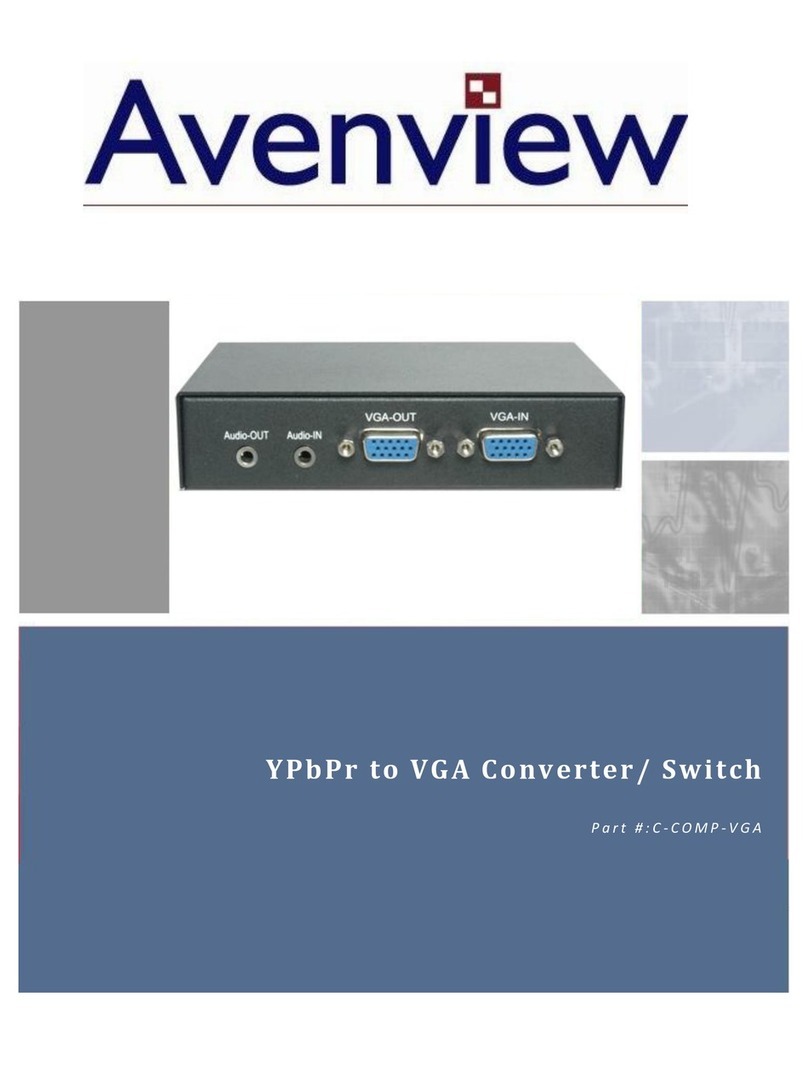 Avenview C-COMP-VGA Manual de usuario