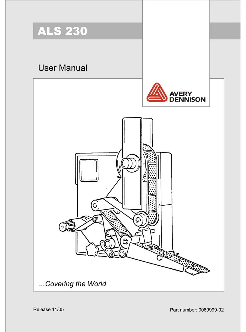 Avery Dennison ALS 230 Manual de usuario