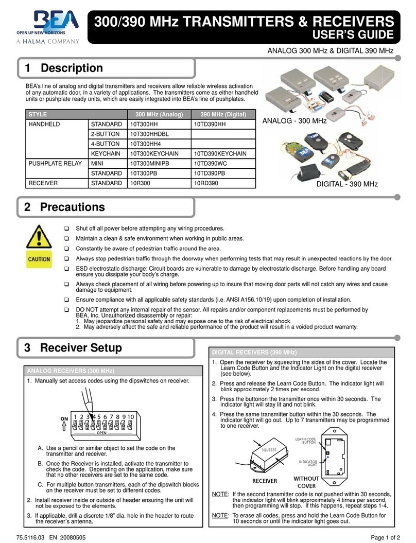 BEA 10T300HH Manual de usuario