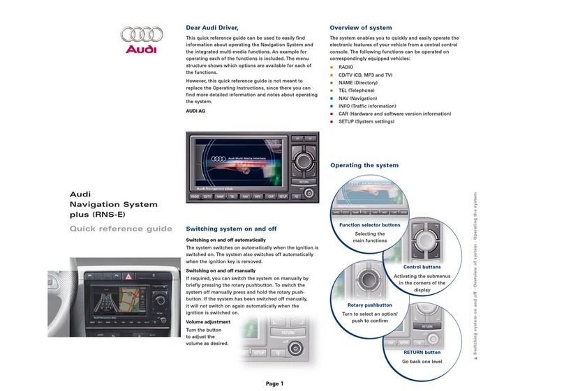 Audi GPS Receiver Manual de usuario