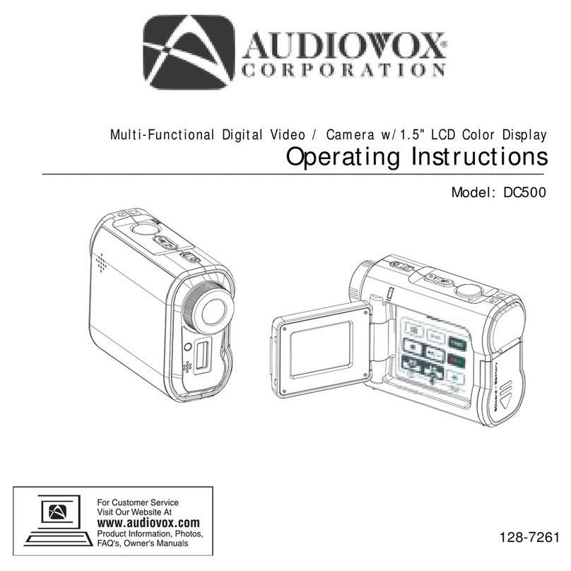 Audiovox DC500 Manual de usuario