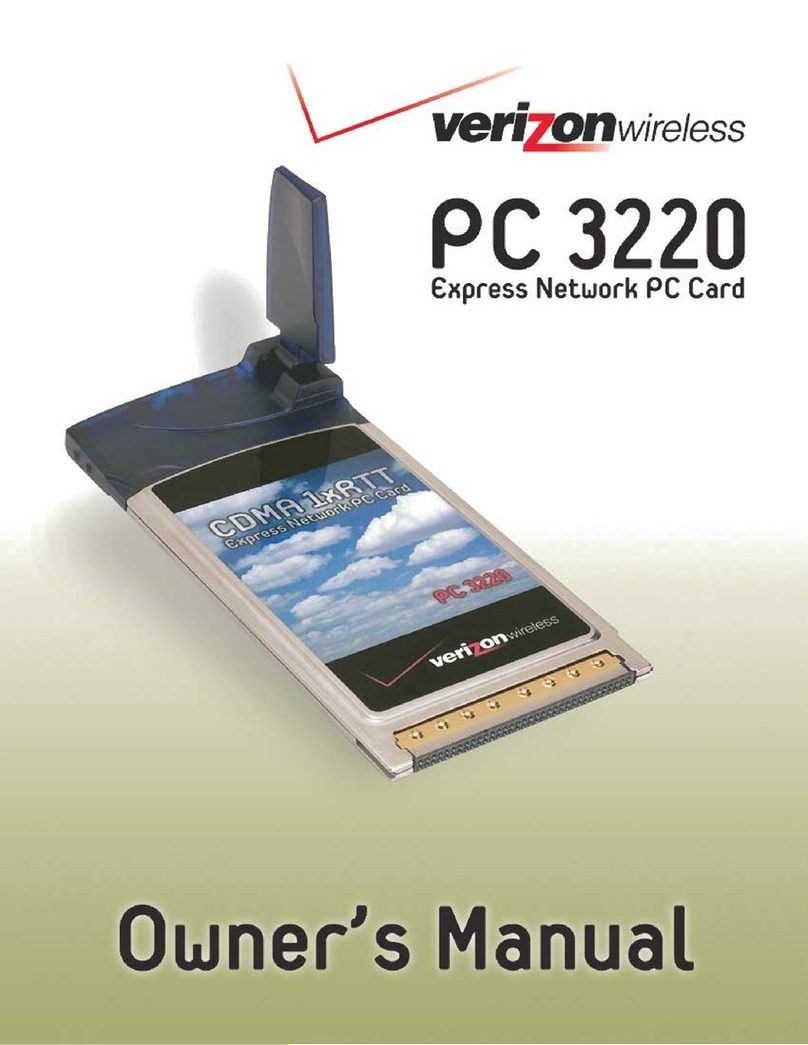 Verizon Wireless PC 3220 Manual de usuario