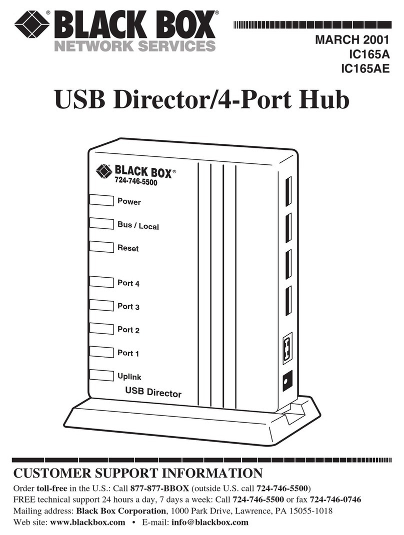 Black Box IC165A Manual de usuario