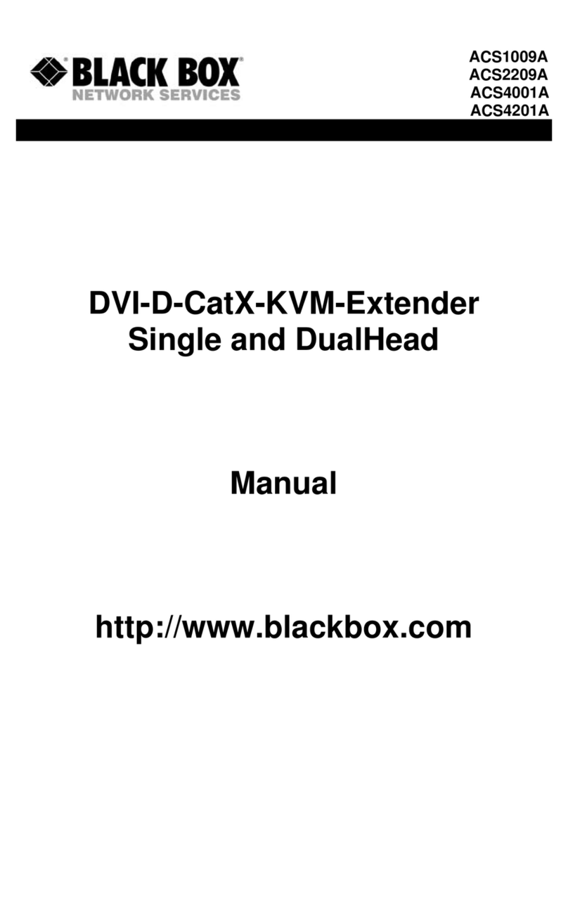 Black Box ACS1009A series Manual de usuario
