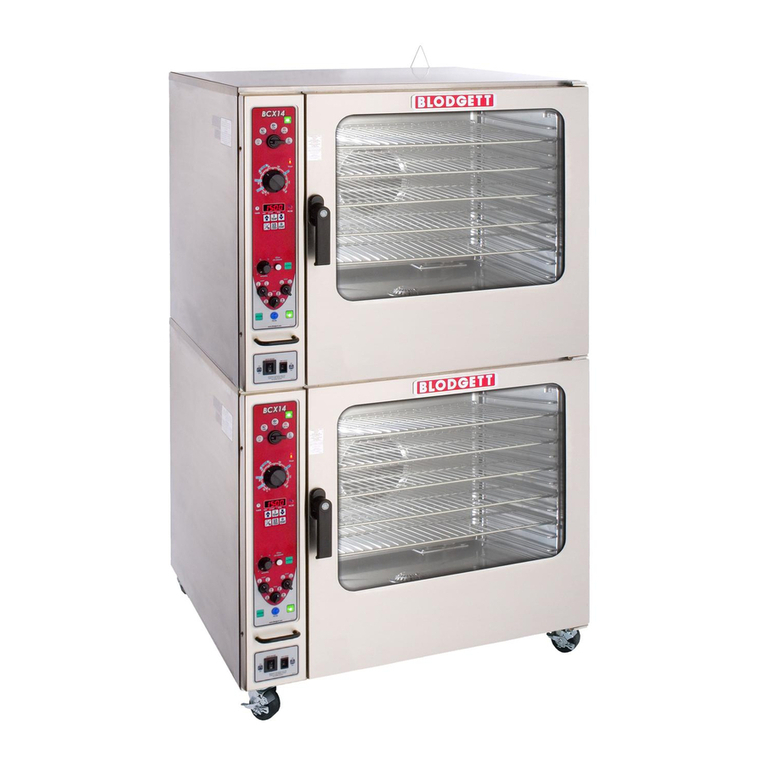 Blodgett BCX-14E Manual de usuario