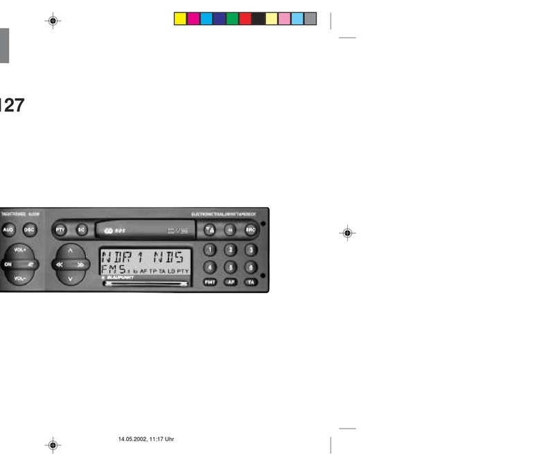 Blaupunkt RCM 127 Manual de usuario Blaupunkt RCM 127 Manual de usuario