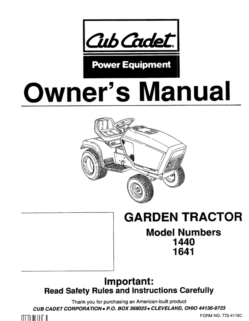 Cub Cadet 1440 Manual de usuario