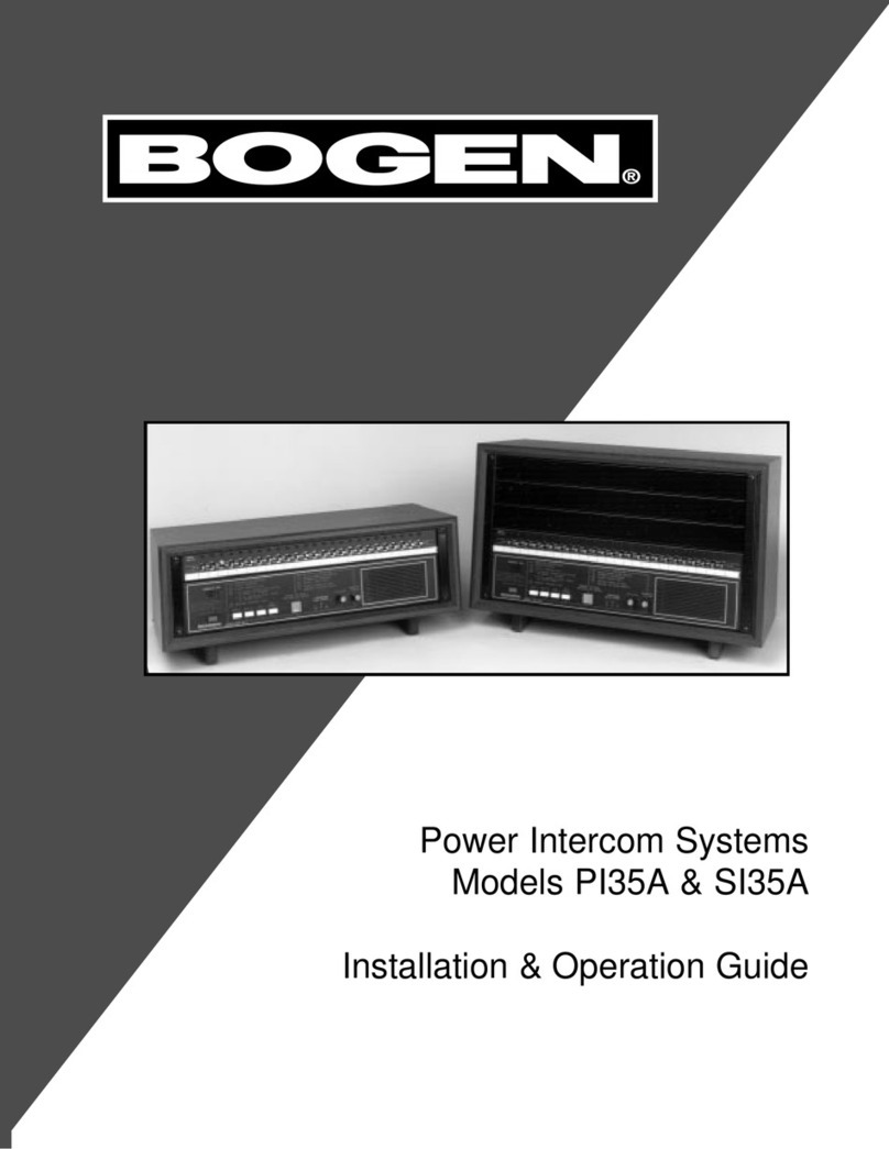 Bogen PI35A Instrucciones de funcionamiento Bogen PI35A Instrucciones de funcionamiento