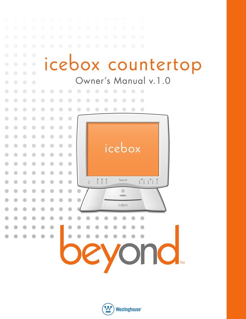 Beyond icebox countertop Manual de usuario