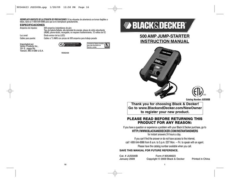 Black & Decker JUS500IB Manual de usuario