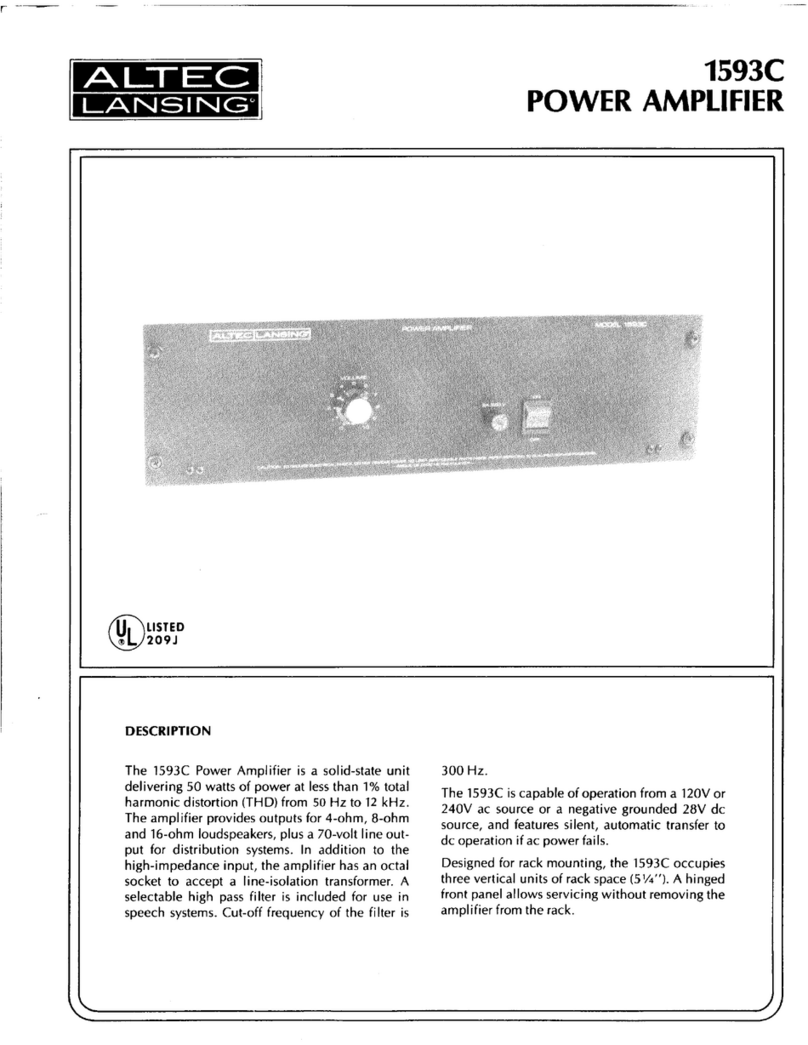 Altec Lansing 1593C Manual de usuario Altec Lansing 1593C Manual de usuario