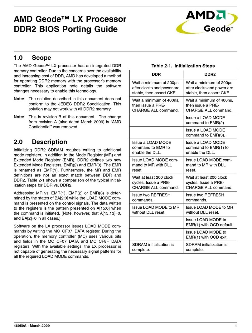 AMD Geode LX CS5536 Manual de usuario AMD Geode LX CS5536 Manual de usuario