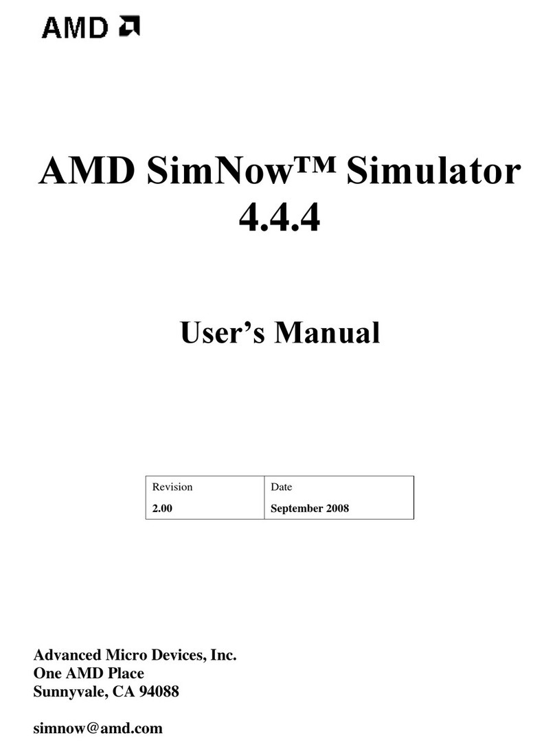 AMD SimNow Simulator 4.4.4 Manual de usuario