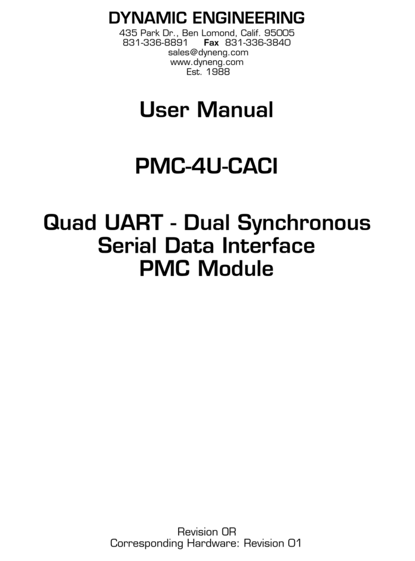 Dynamic Engineering PMC-4U-CACI Manual de usuario