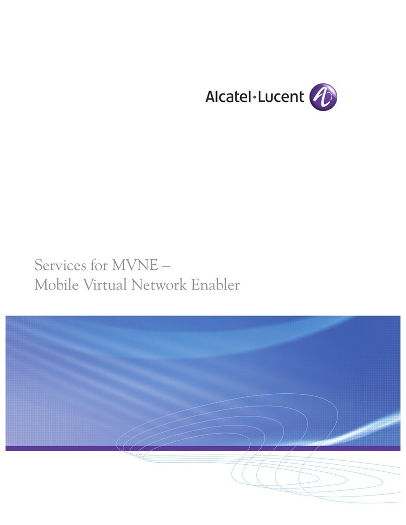 Alcatel-Lucent MVNE Manual de usuario